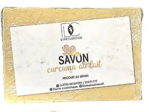 Savon curcuma au lait